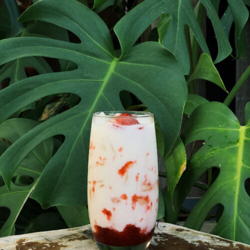 Korean Strawberry Milk Kopi Subang